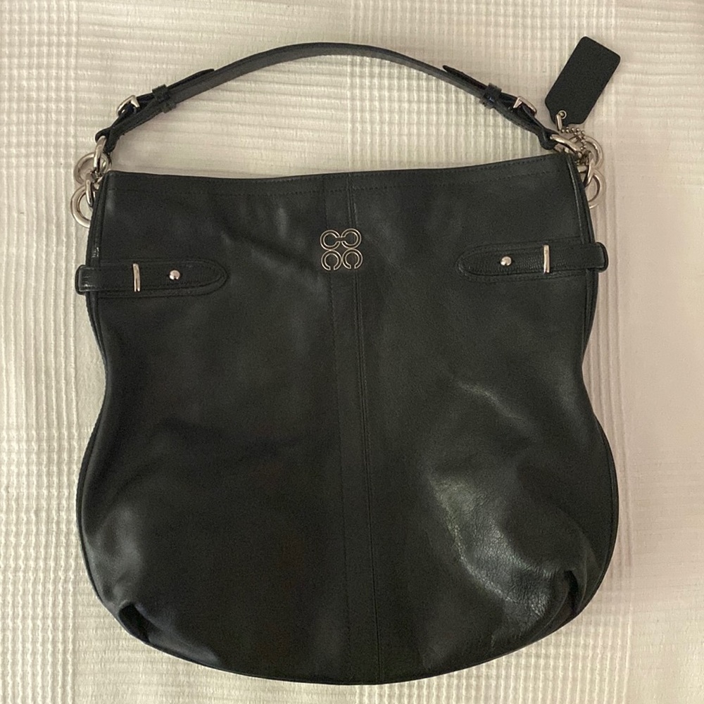 Leather Coach Shoulder Bag